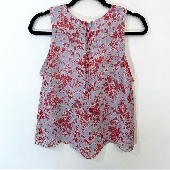 Intermix Silk Floral Tank - Picture 3 of 4